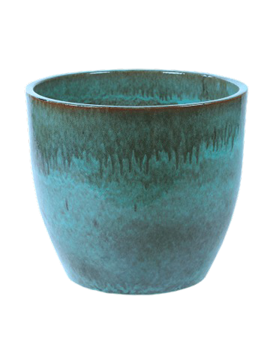
High-quality indoor/outdoor planter "Pure Couple", various sizes - Ø 60 x 70 cm / Turquoise