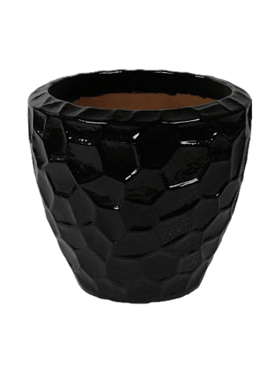 
Vaso per piante di alta qualità da interno ed esterno «Cascara Couple» - Nero