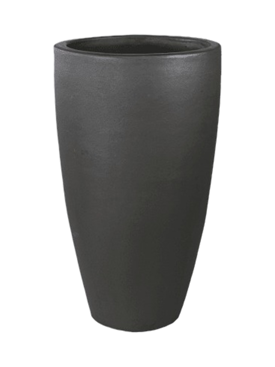 
Hochwertiger In-/Outdoor Blumentopf „Plain Partner“, verschiedene Grössen - Ø 41 x Höhe 69 cm / Anthrazit
