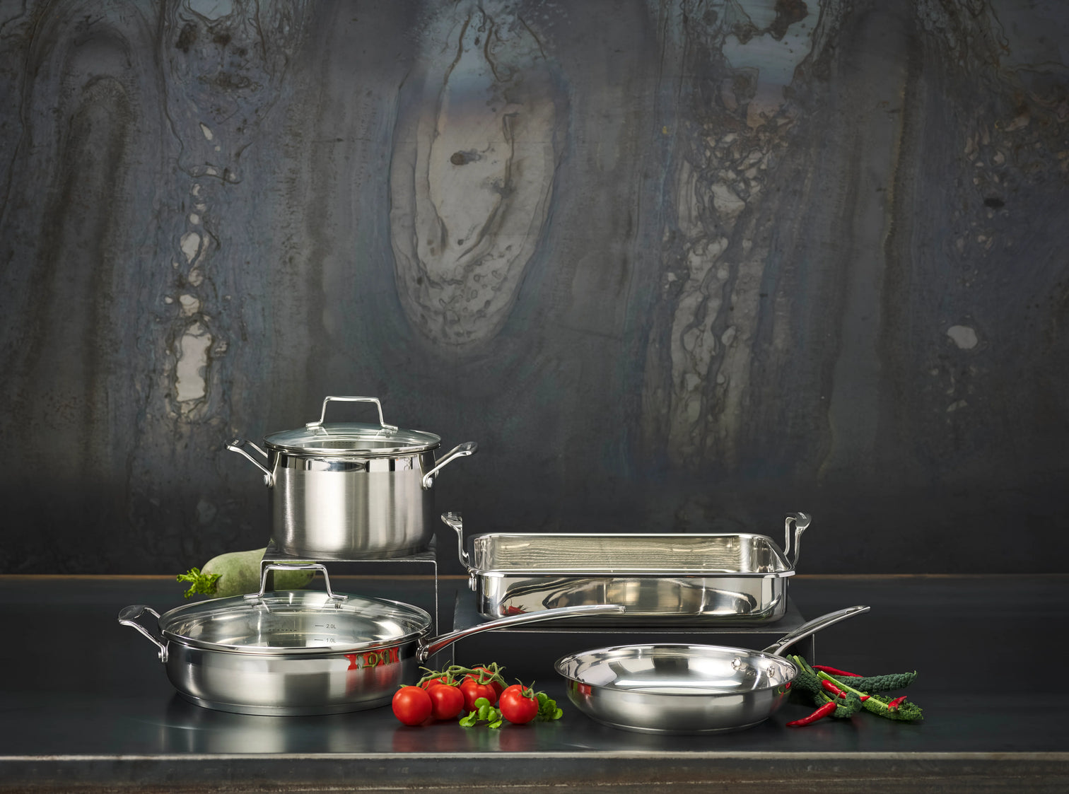 
Sauteuse Premium « Impact » avec couvercle
