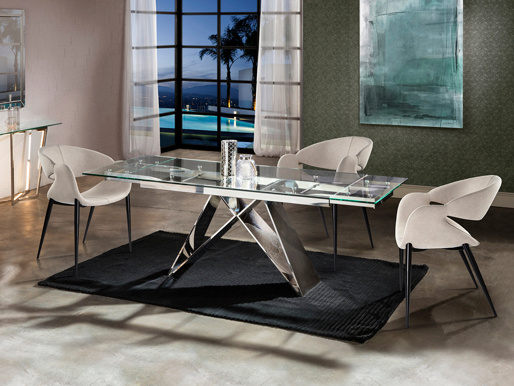 
Extendable MIKA Designer Dining Table 160–220 x 90 cm