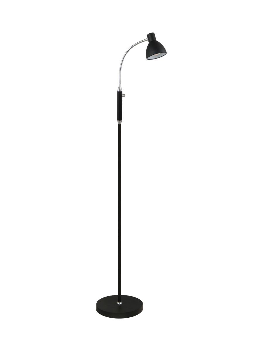 
Lampadaire au design LED unique "Hudson" - Noir