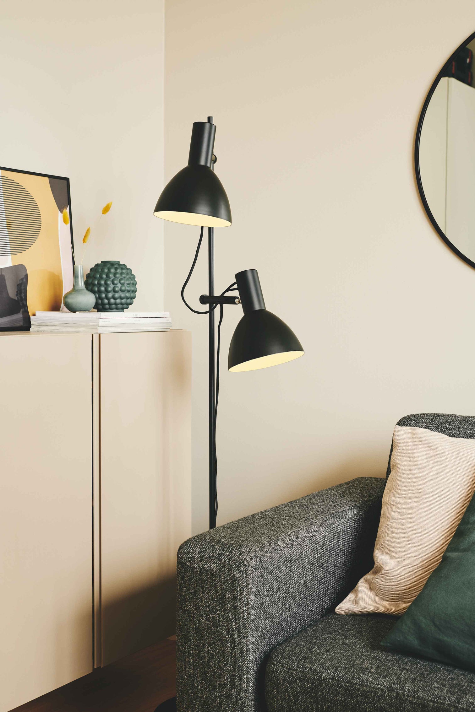 
Lampadaire double design "Baltimore"