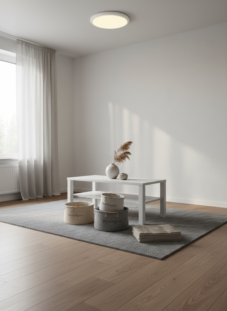 
Plafonnier et lampe de salle de bain LED "Ultra Light" - Blanc / Petit