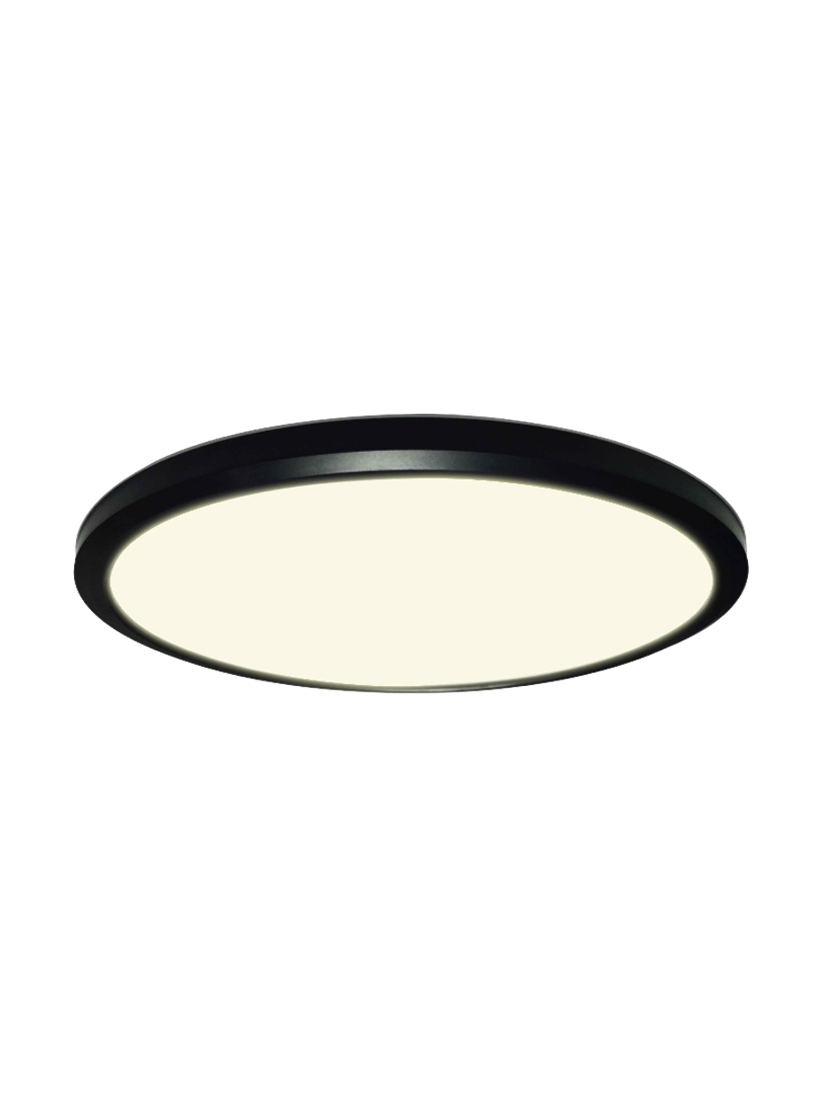 
Plafonnier et lampe de salle de bain LED "Ultra Light" - Noir / Petit