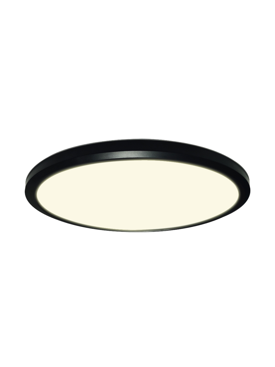 
Plafonnier et lampe de salle de bain LED "Ultra Light" - Noir / Grand