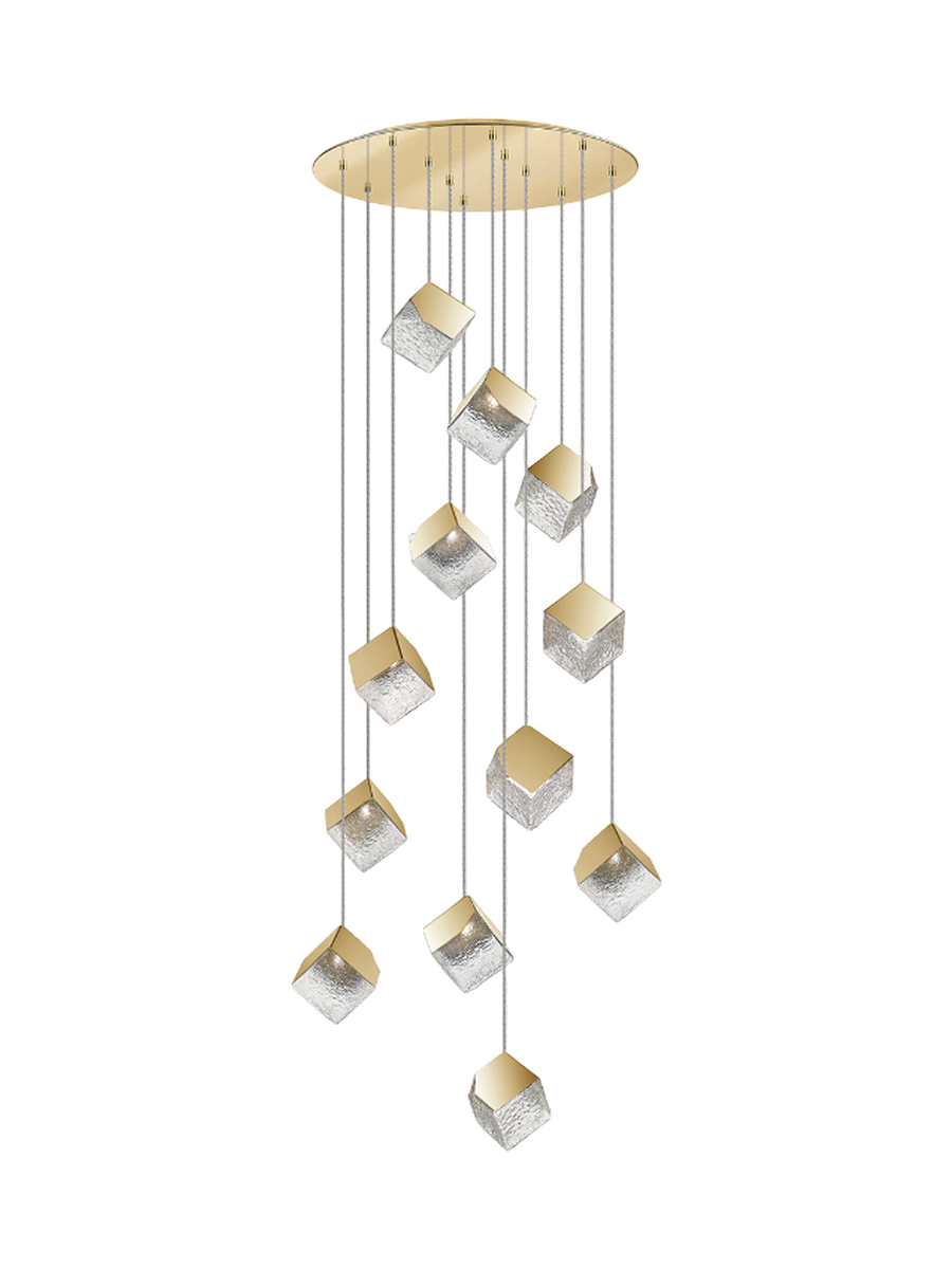 
LED designer gallery lamp “Priscilla”, 12-light
