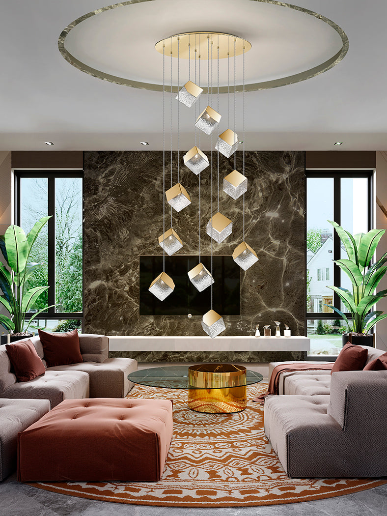 
LED designer gallery lamp “Priscilla”, 12-light