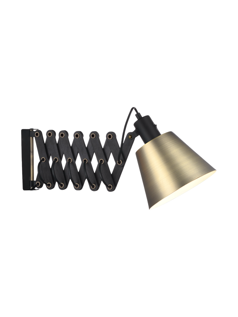 
"Vintage" Design Wall Lamp - Brass