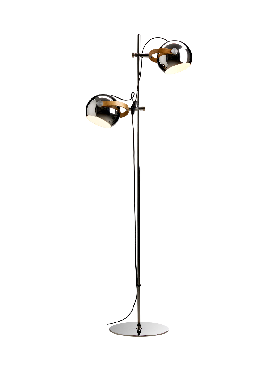 
Double Design Stehlampe "DC" - Chrom