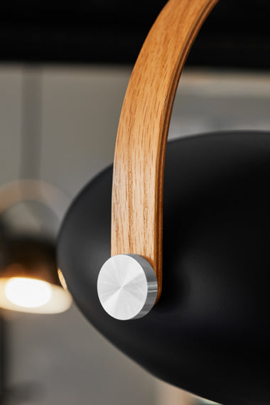
Bold Design Pendant Lamp "DC" - Black / Small