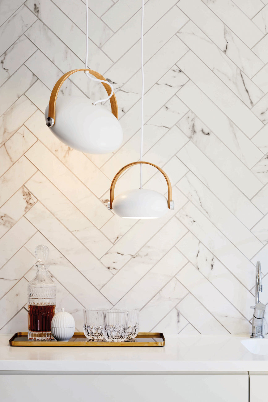 
Bold Design Pendant Lamp "DC" - White / Small
