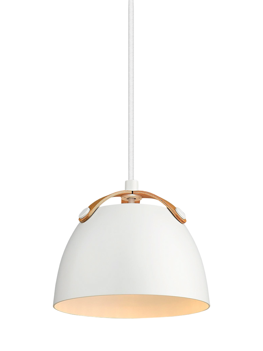 
"Oslo" Designer Pendant Lamp - White / Small