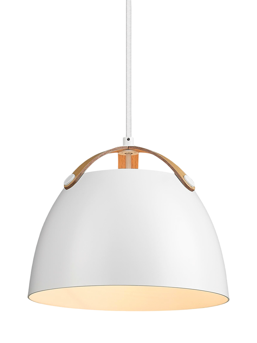 
"Oslo" Designer Pendant Lamp - White / Medium