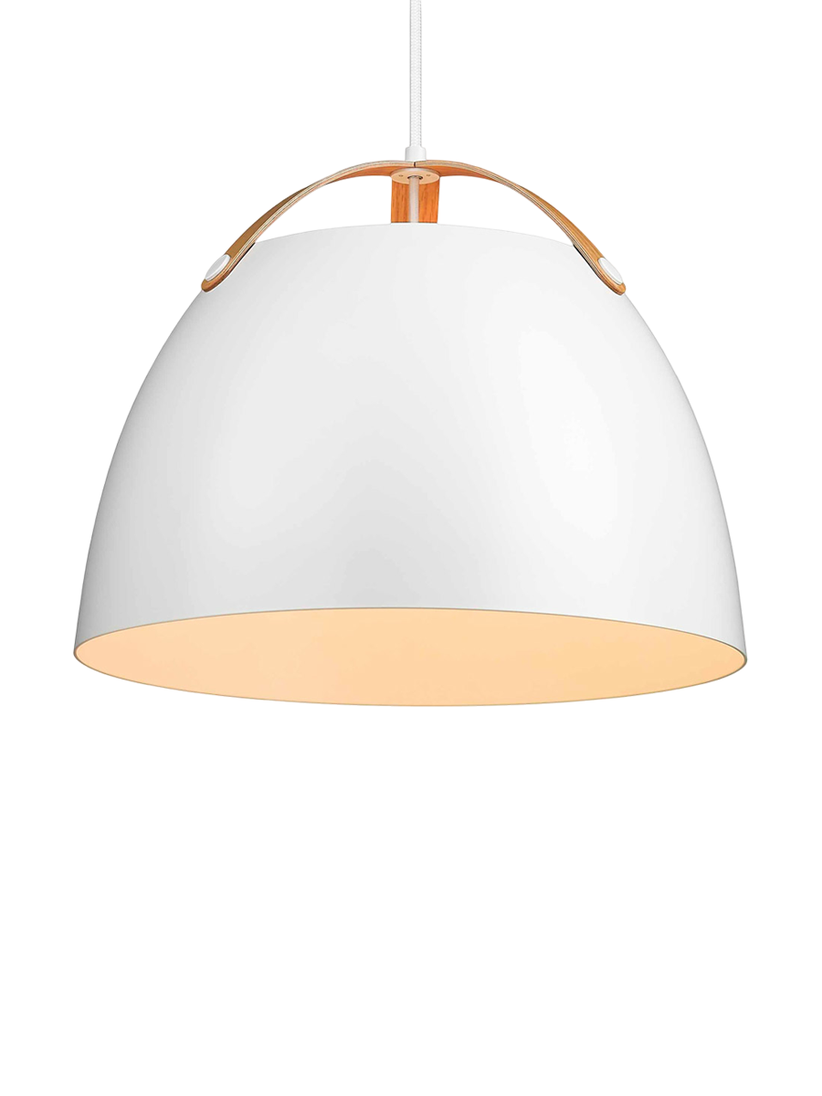 
"Oslo" Designer Pendant Lamp - White / Large