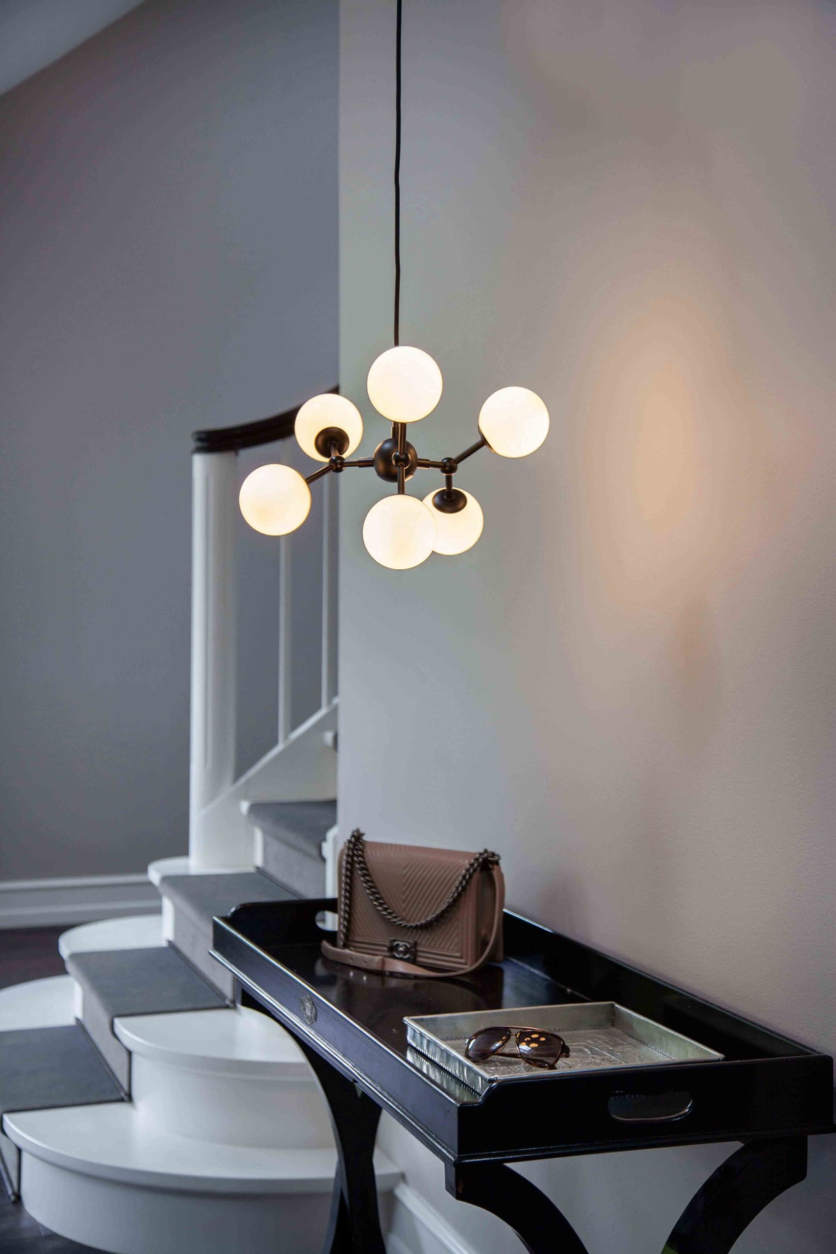 
"Atom" Hanging Folder Design - Opal, Black / Small