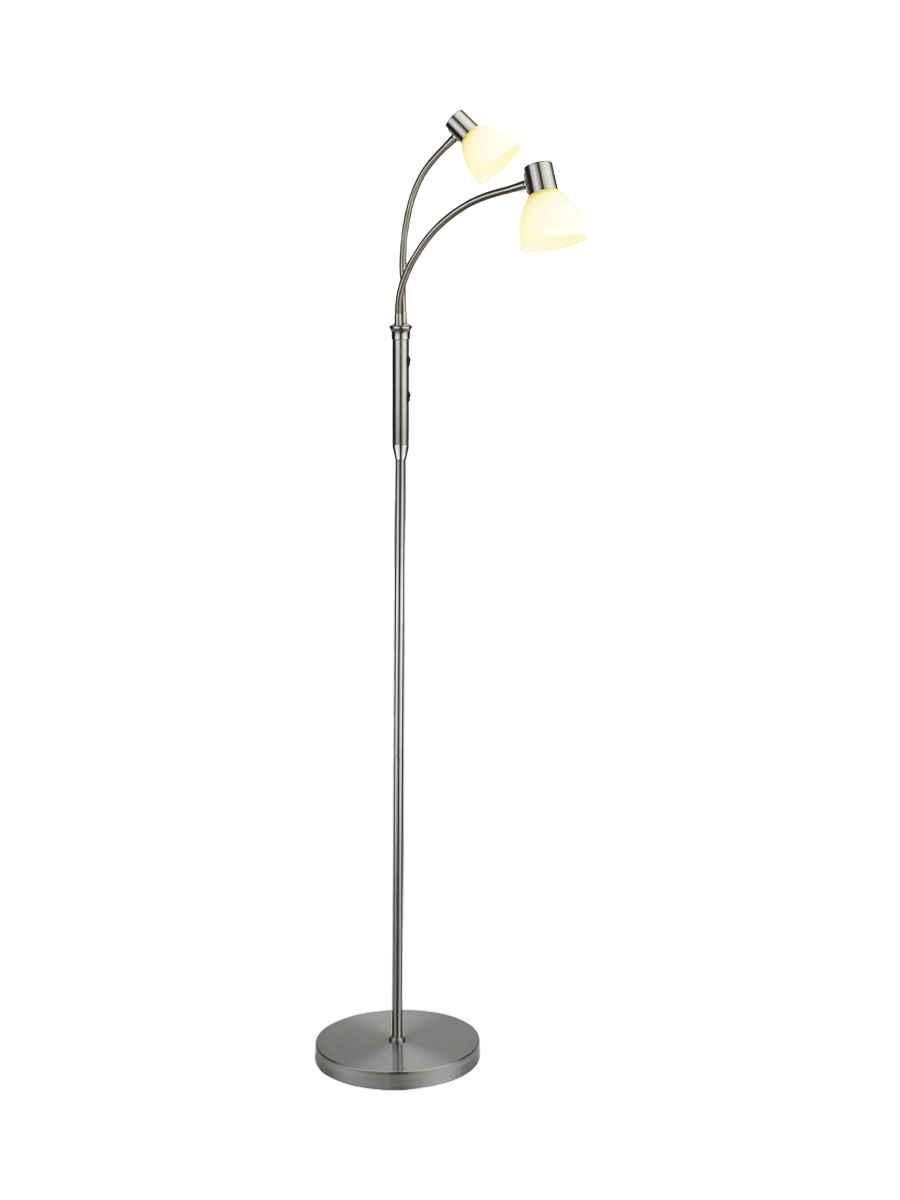 
Lampadaire "Hudson" à double éclairage LED - Acier