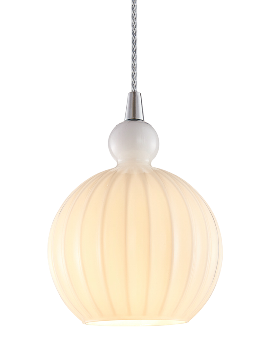 
"Ball Ball" Designer Pendant Lamp - Opal / Small