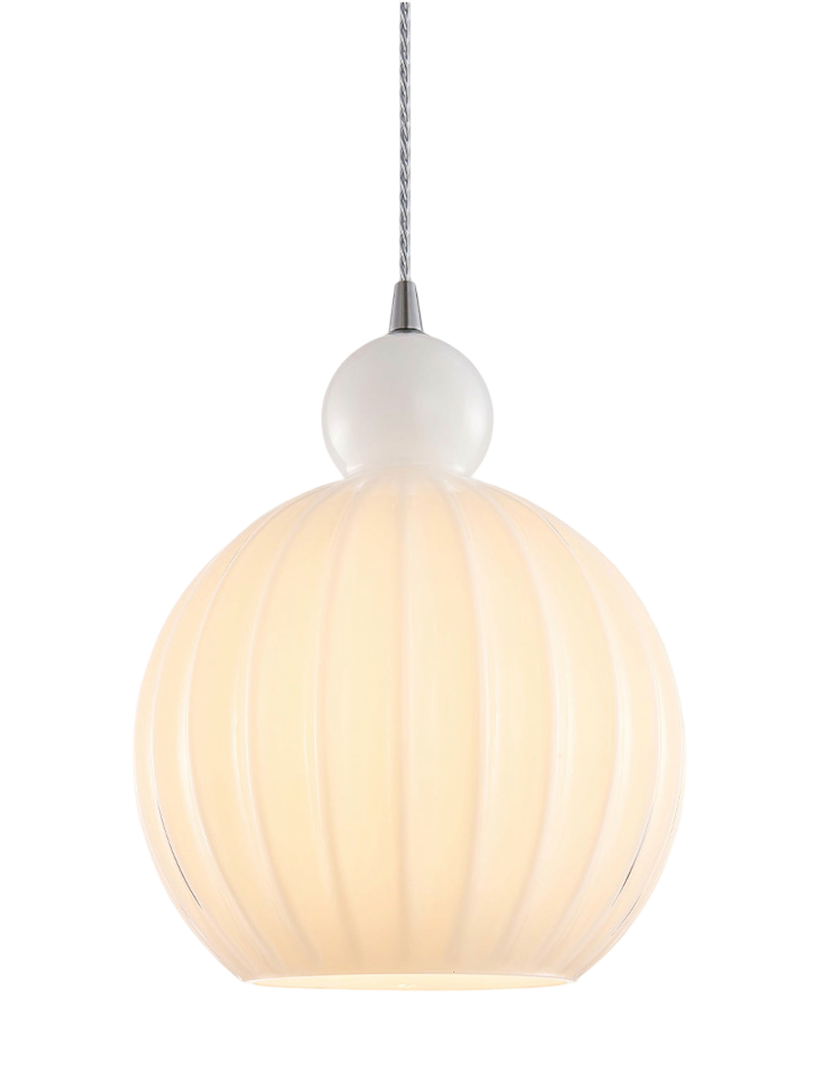 
"Ball Ball" Designer Pendant Lamp - Opal / Medium