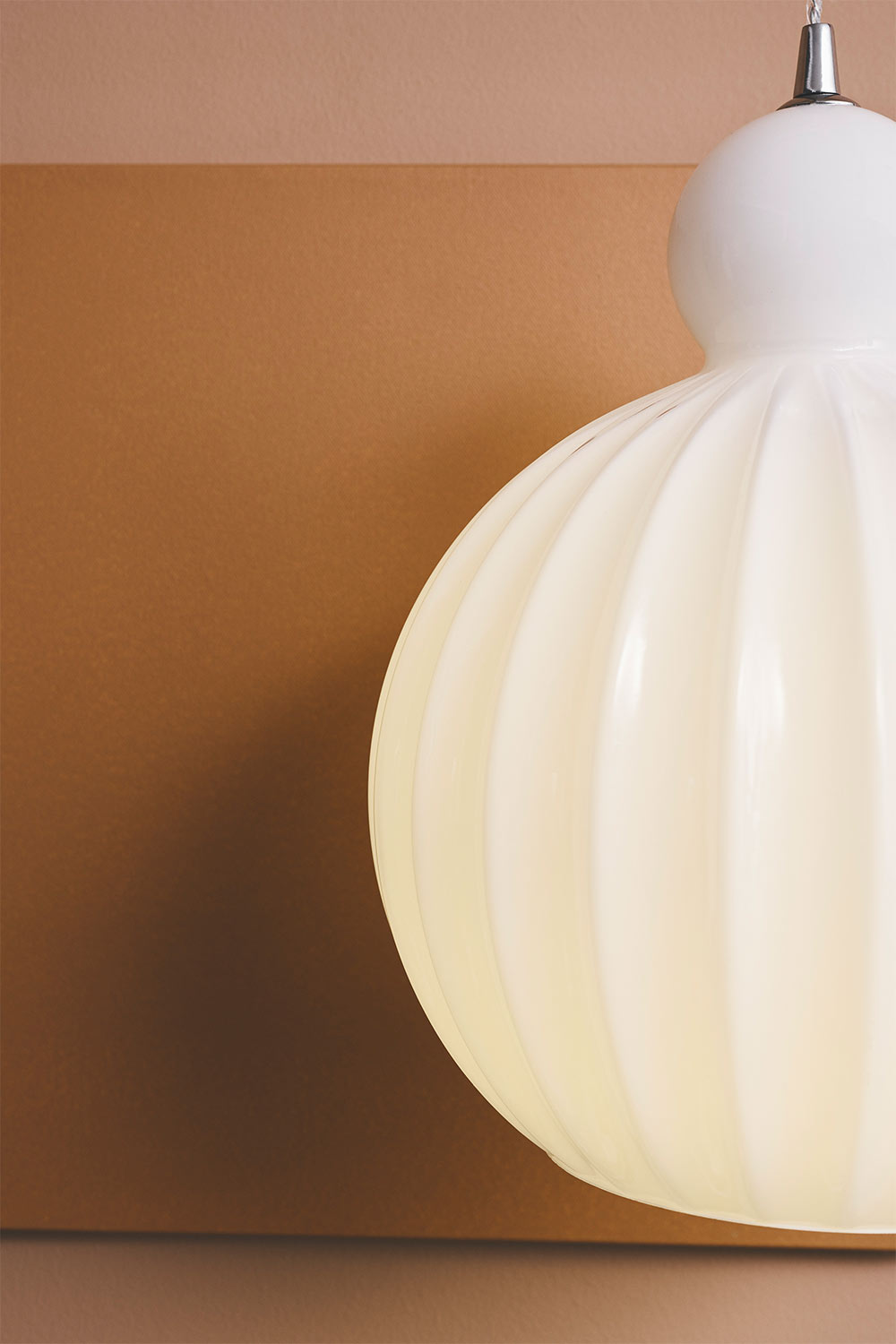 
Lampada a sospensione di design "Ball Ball" - Opale / Medio