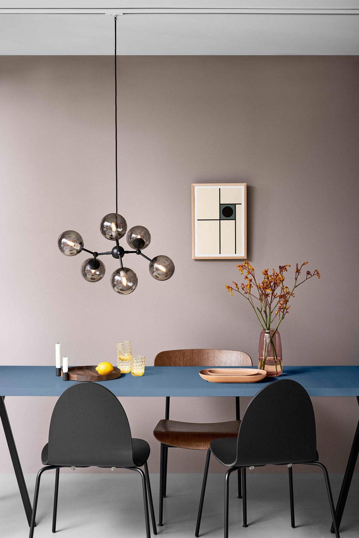 
"Atom" Hanging Folder Design - Smoked glass / Large