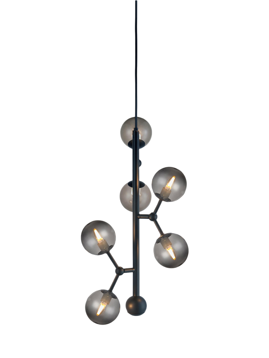 
Vertical Design Suspension File "Atom" - Smoked glass