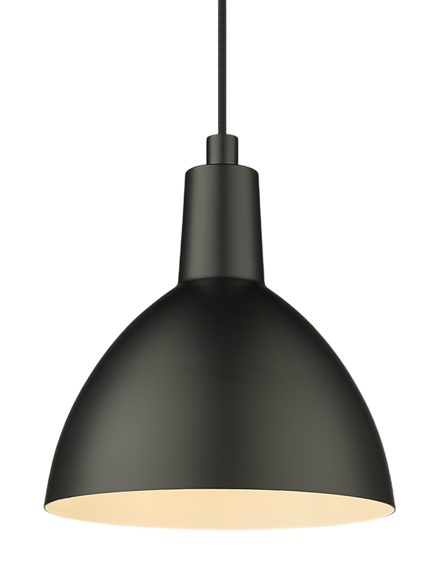 
"Metropole" Designer Pendant Lamp - Black / Small