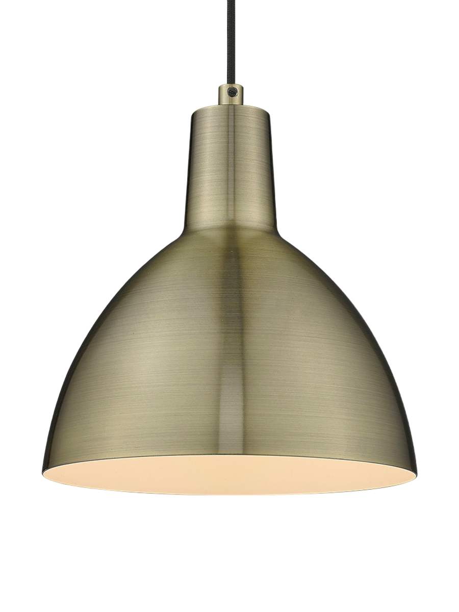 
"Metropole" Designer Pendant Lamp - Brass / Small