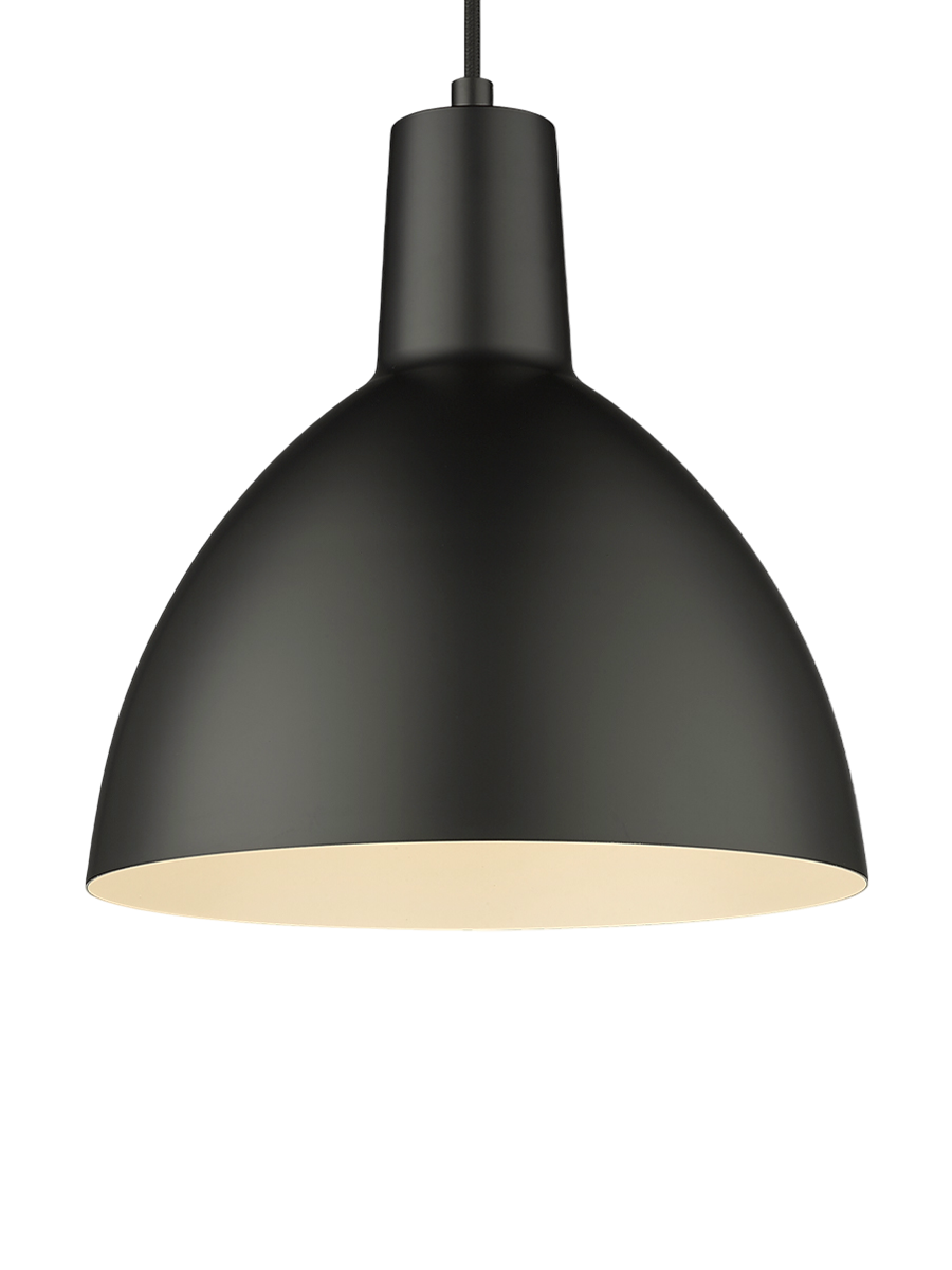 
"Metropole" Designer Pendant Lamp - Black / Large