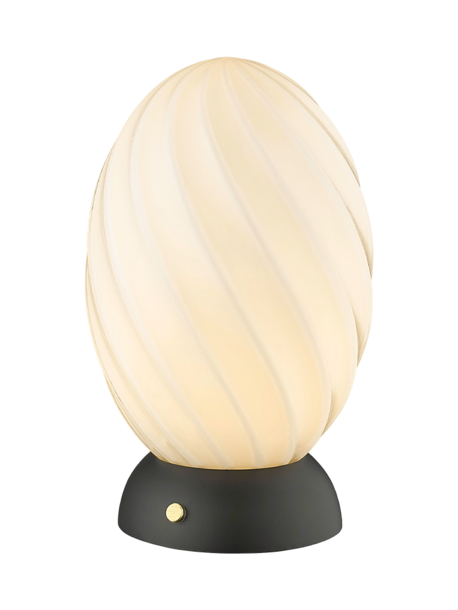 
Lampada da tavolo di design "Twist" - Nero