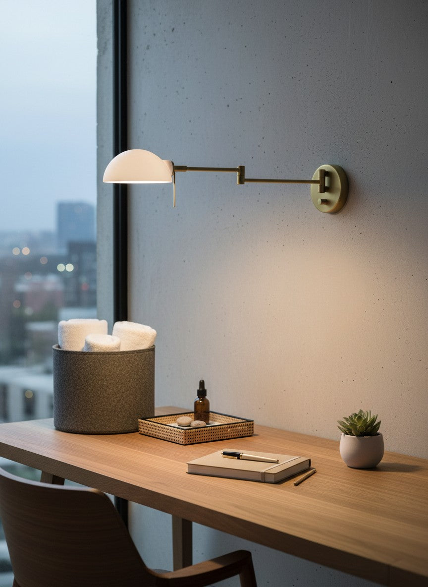 
Designer Wall Lamp "Kjøbenhavn" - Brass