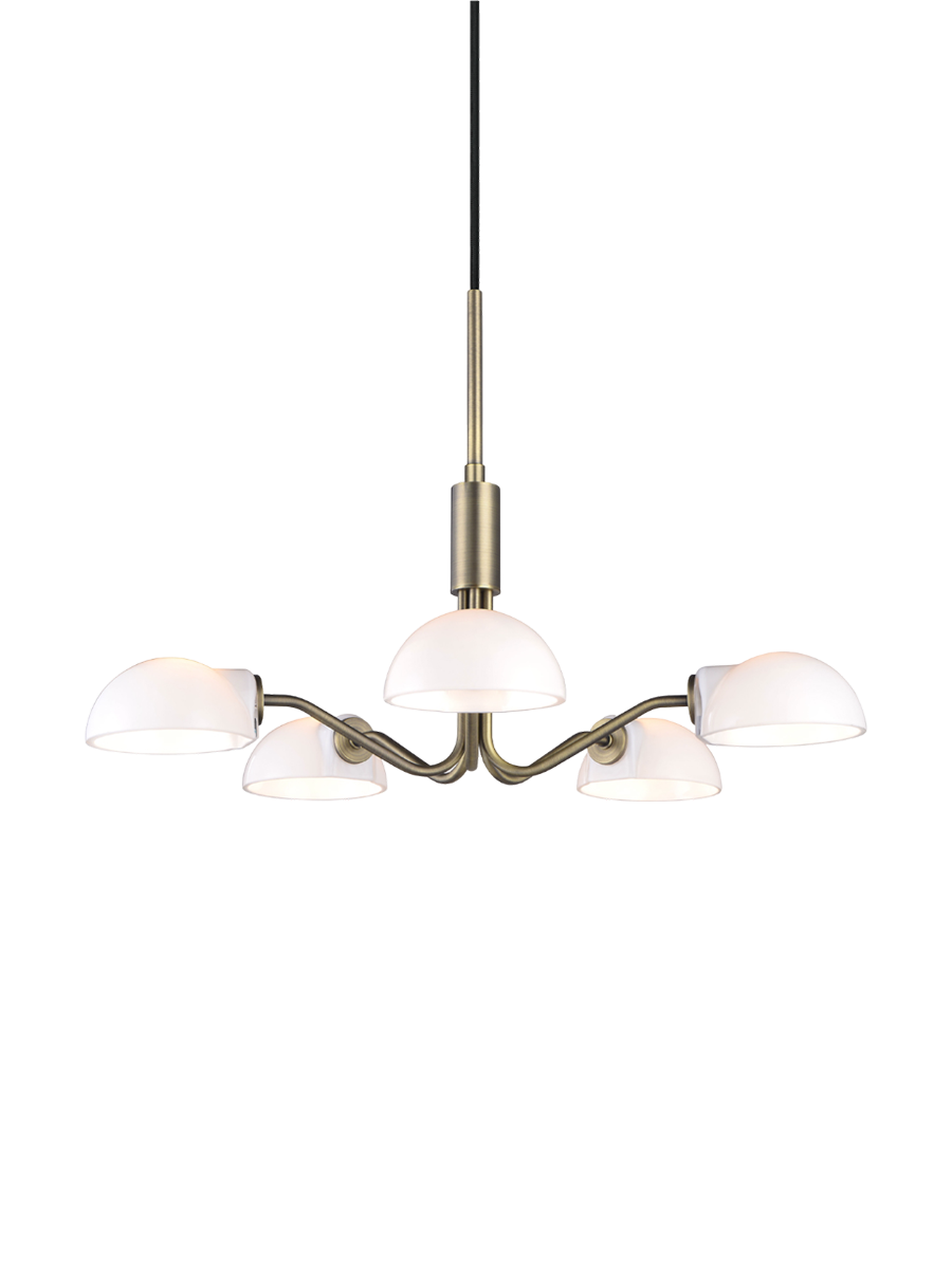 
"Kjøbenhavn" Design Pendant Lamp - Brass