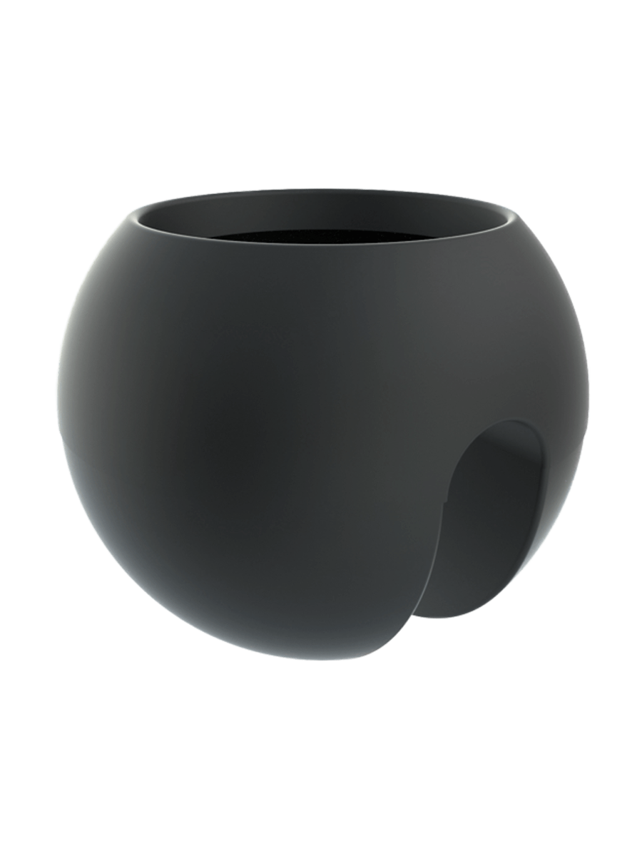 
Pot de fleurs de balcon Bloomball graphite Ø 30 cm