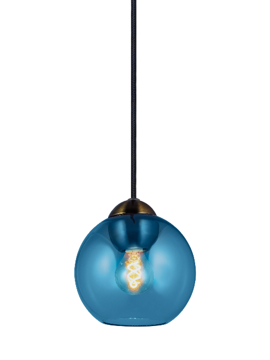 
Lampe suspension design "Bubbles" - Bleu / Petit