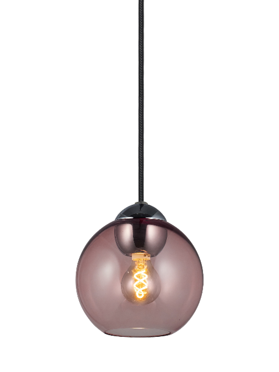 
Lampe suspension design "Bubbles" - Rose / Petit