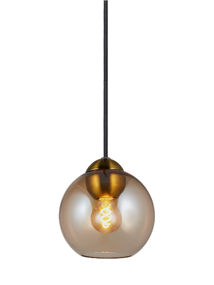 
Lampe suspension design "Bubbles" - Ambre / Petit
