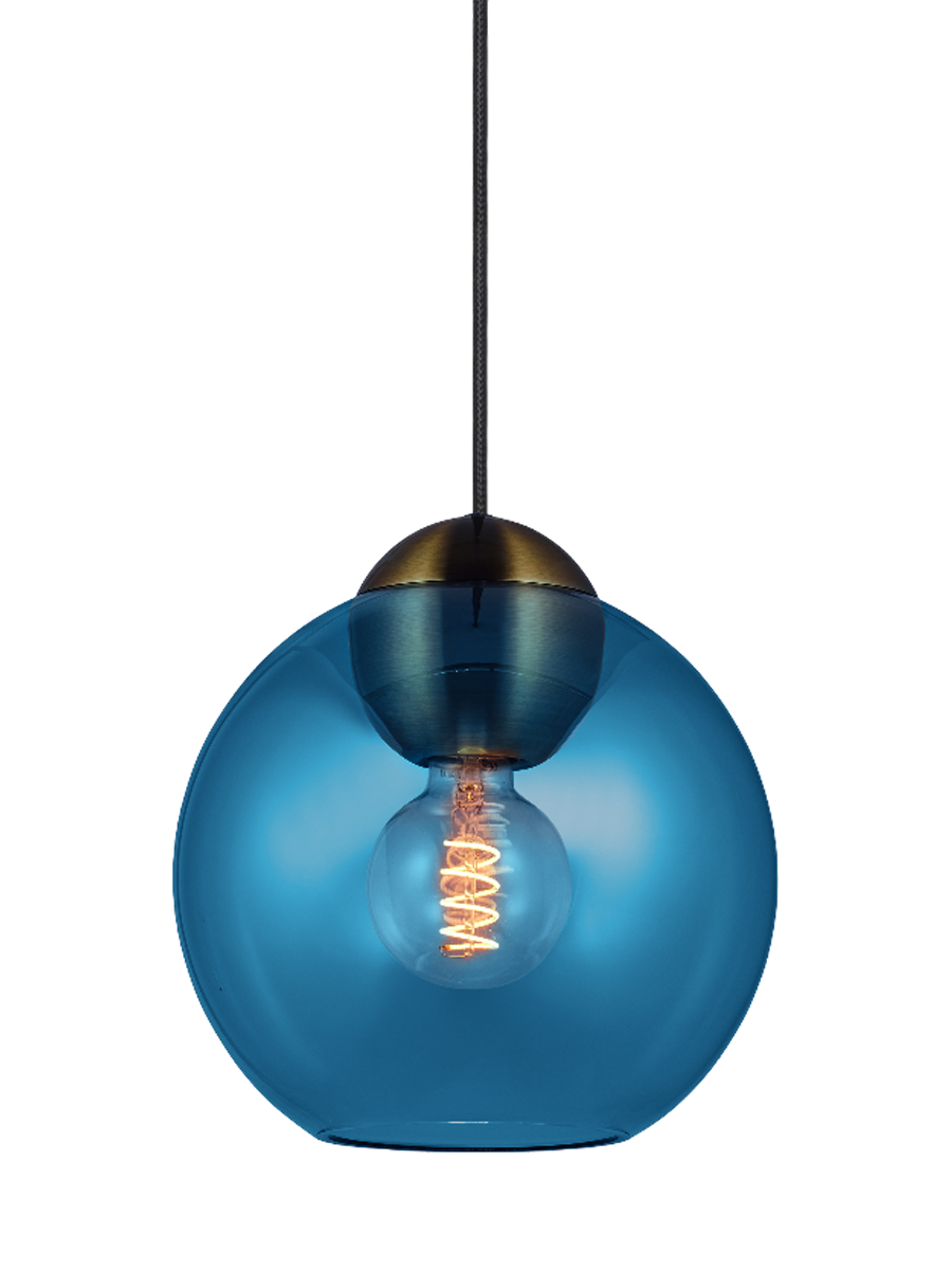 
Lampe suspension design "Bubbles" - Bleu / Grand