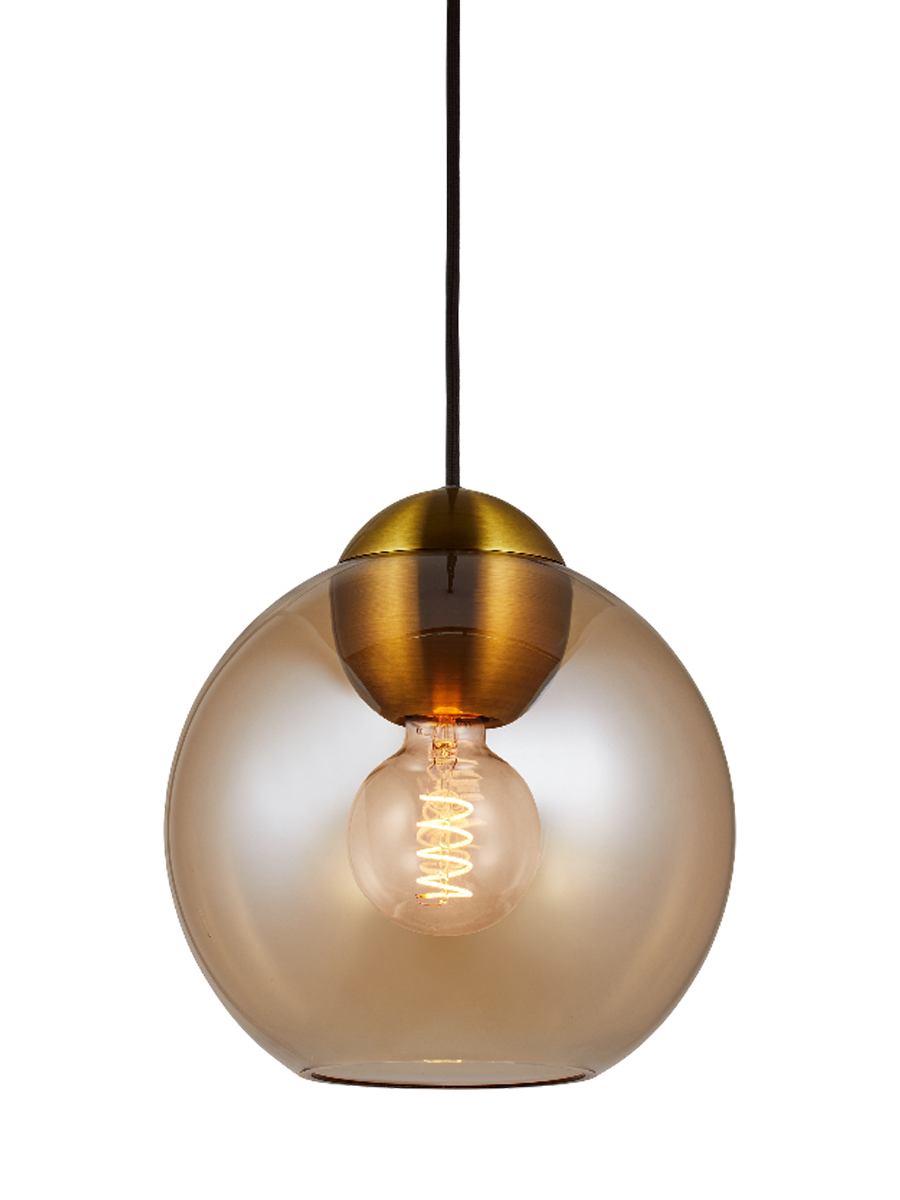 
Lampe suspension design "Bubbles" - Ambre / Grand