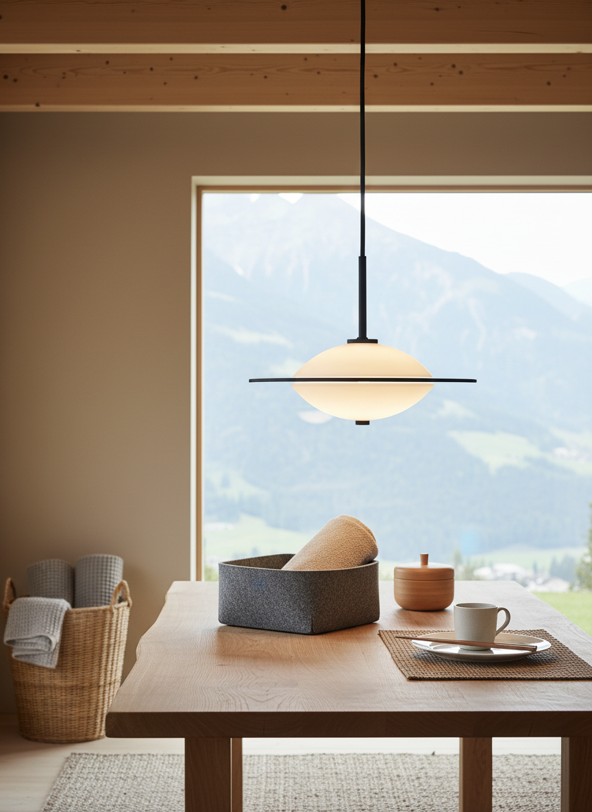 
"Orbit" Pendant Light Design - Black / Small