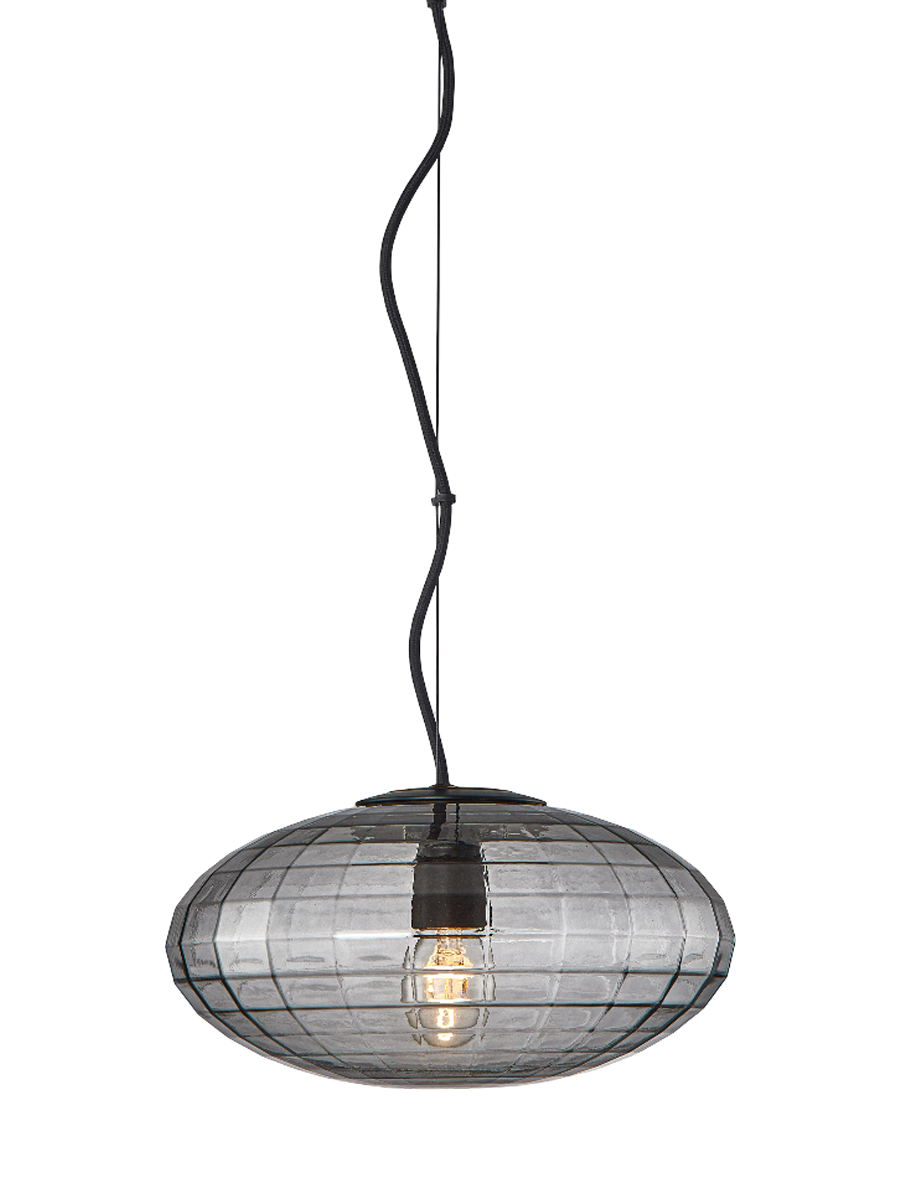 
"Mesh" Pendant Lamp - Smoke / Small