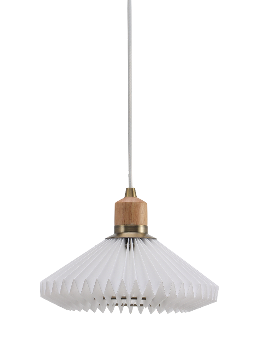
Design Pendellampe "Paris" - Weiss / ø 24cm