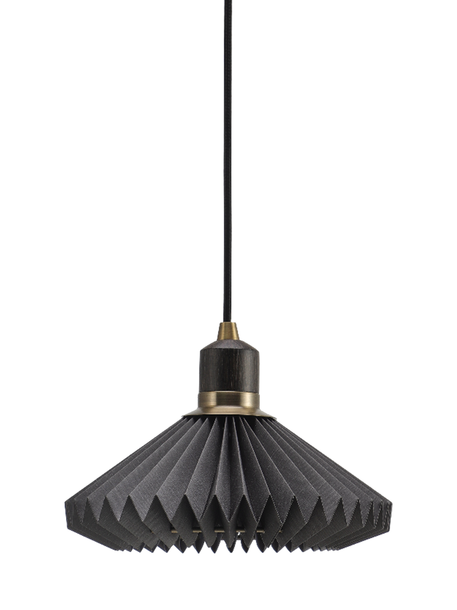 
Design Pendellampe "Paris" - Erdbraun / ø 24cm