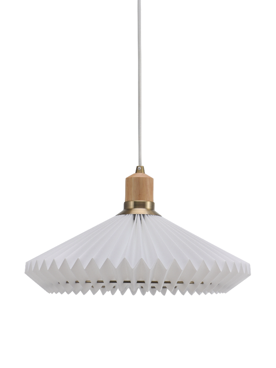 
Design Pendellampe "Paris" - Weiss / ø 40cm