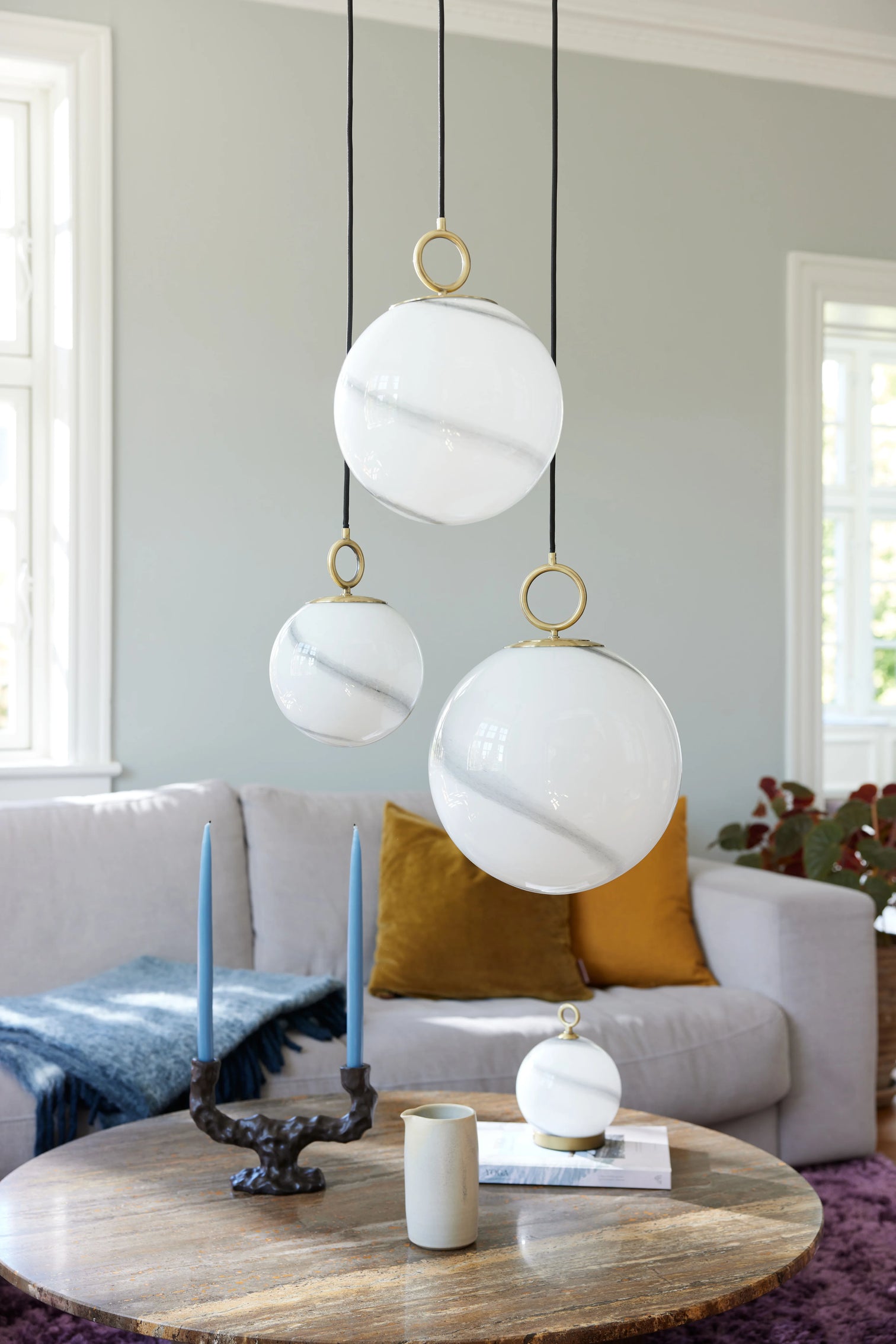 
Suspension design "Stockholm" - Gris / Moyen
