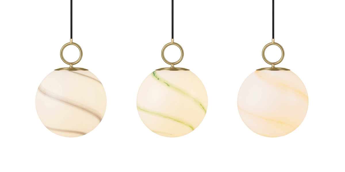 
Design Pendellampe "Stockholm" - Grau / Medium