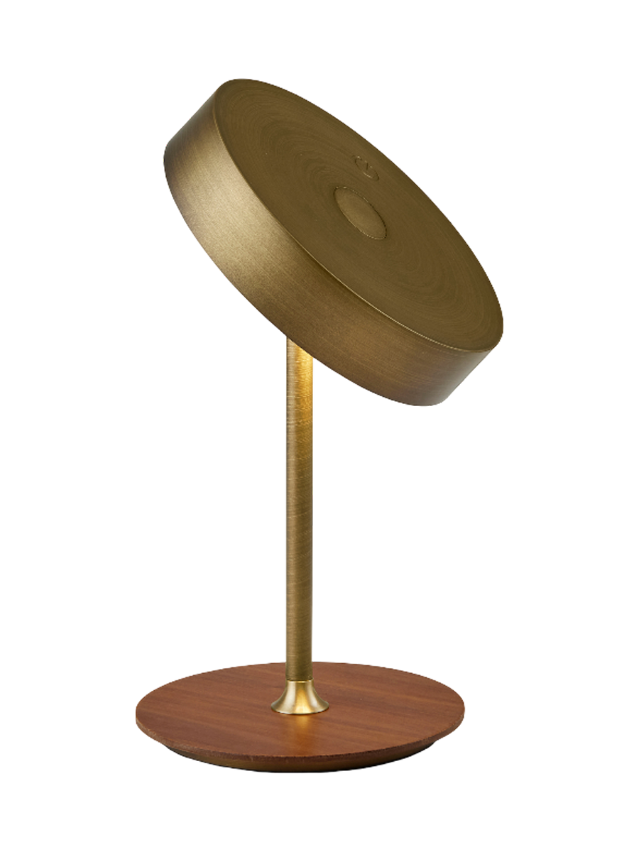 
"On The Move" Designer Table Lamp - Antique Brass
