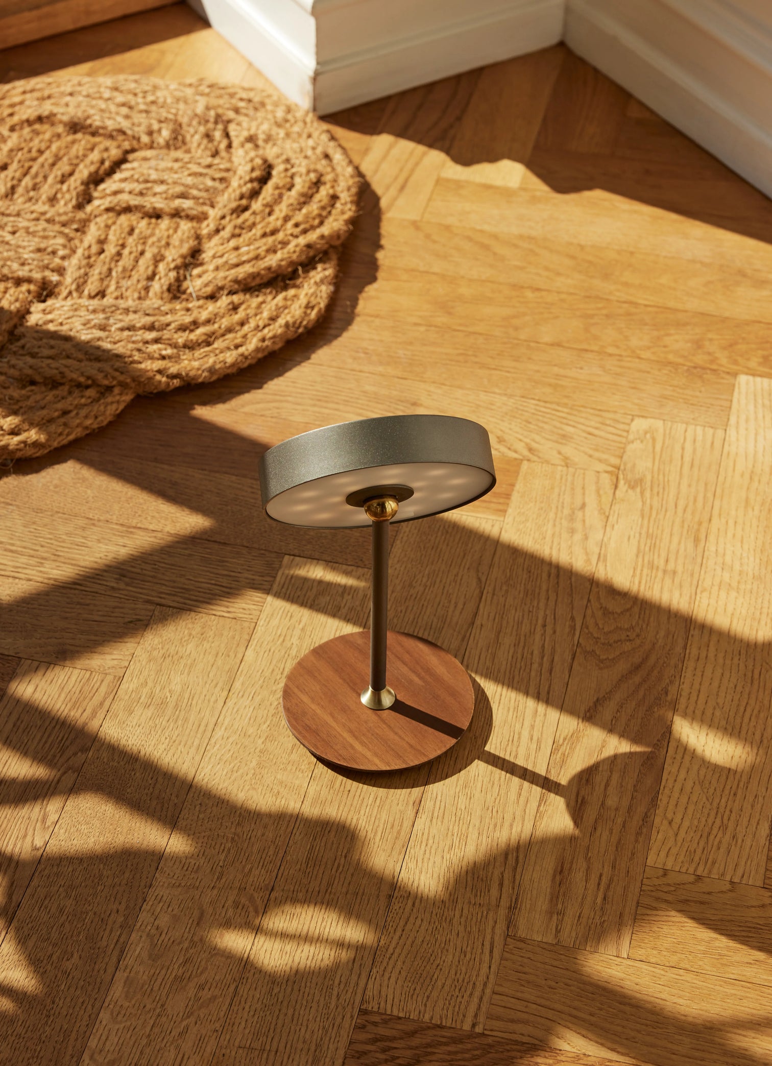 
"On The Move" Designer Table Lamp - Grey