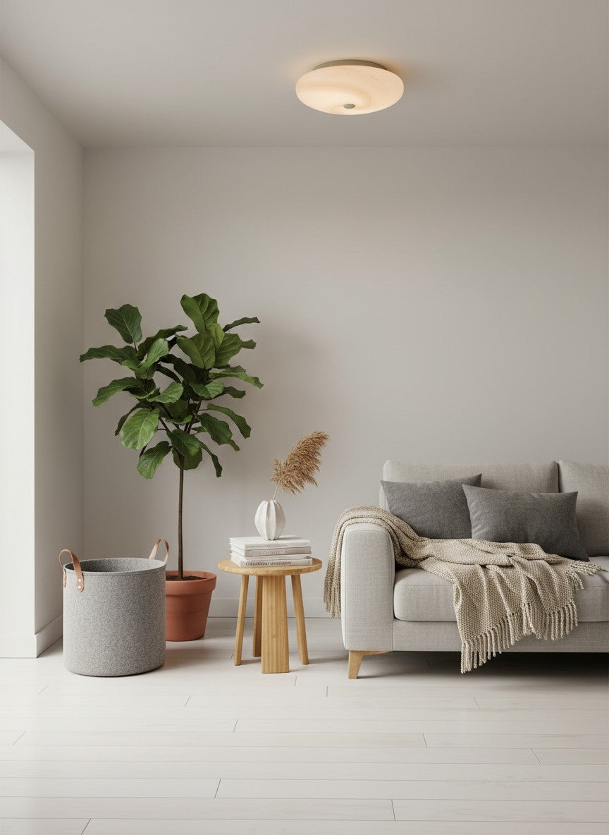 
LED Design Wall and Ceiling Lamp "Stockholm" - Brown