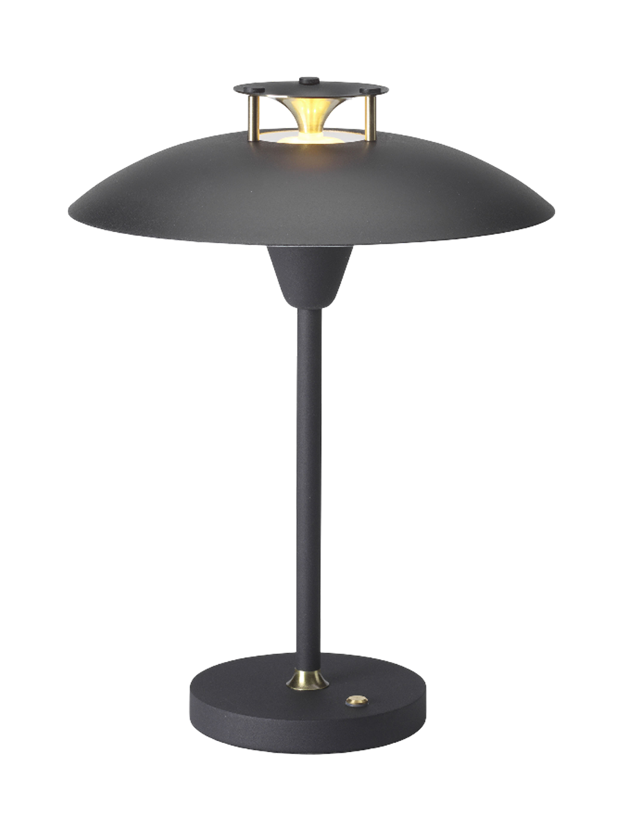 
LED Design Outdoor Table Lamp "Mini Stepp 1-2-3" - Black / Large
