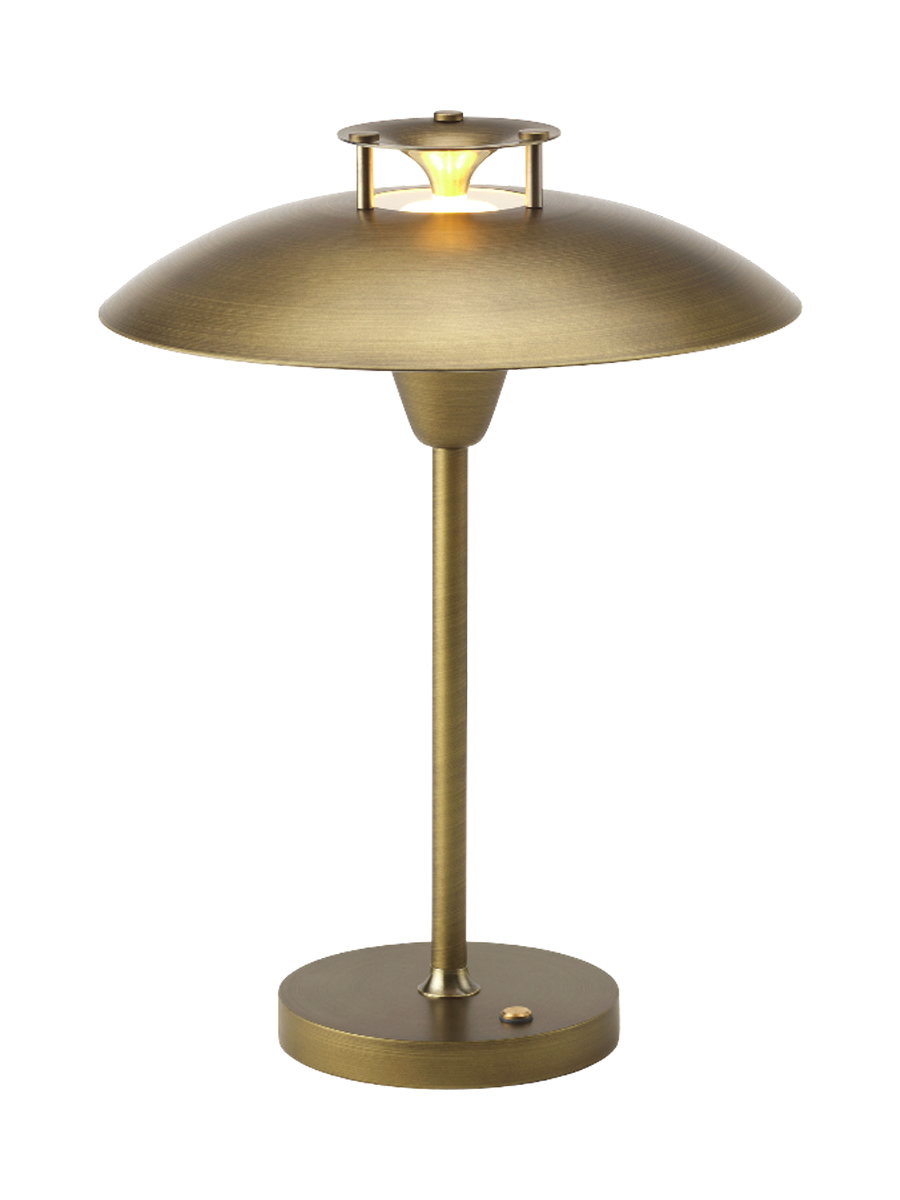 
LED Design Outdoor Table Lamp "Mini Stepp 1-2-3" - Antique / Large